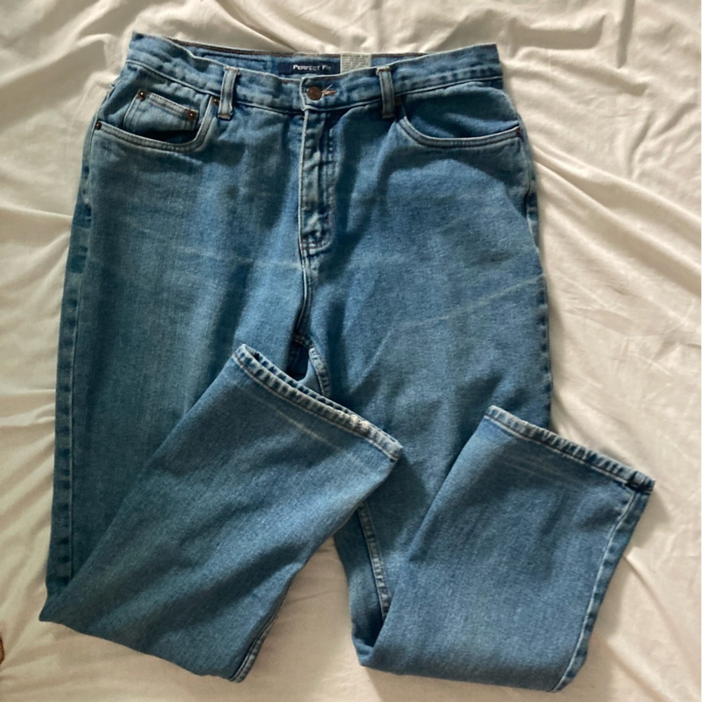 Vintage Bill Blass High Rise Mom Jeans Size 12 (Fits Modern 10) - Picture 3 of 6